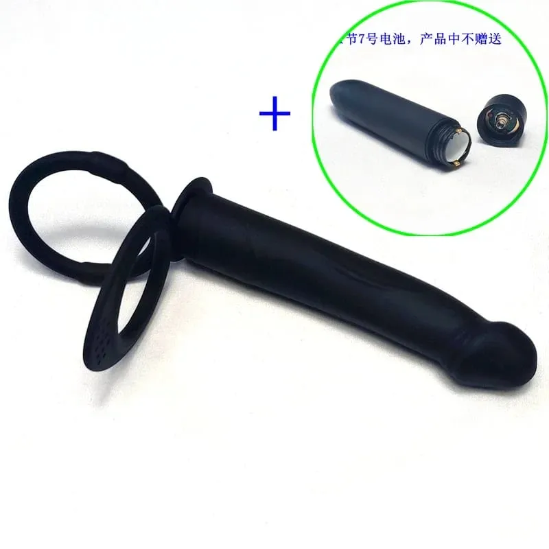 Vibrador dupla penetração anal plug vibrador butt plug para mulher cinta no pênis massagem vagina plugues adultos brinquedos sexuais para casais
