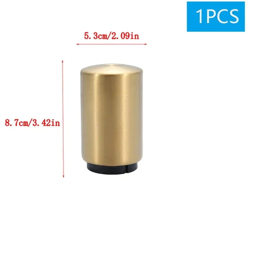 1/2 pçs abridor de garrafa de cerveja automático aço inoxidável push down abridor para ímã cerveja soda boné bar festa acessórios de cozinha