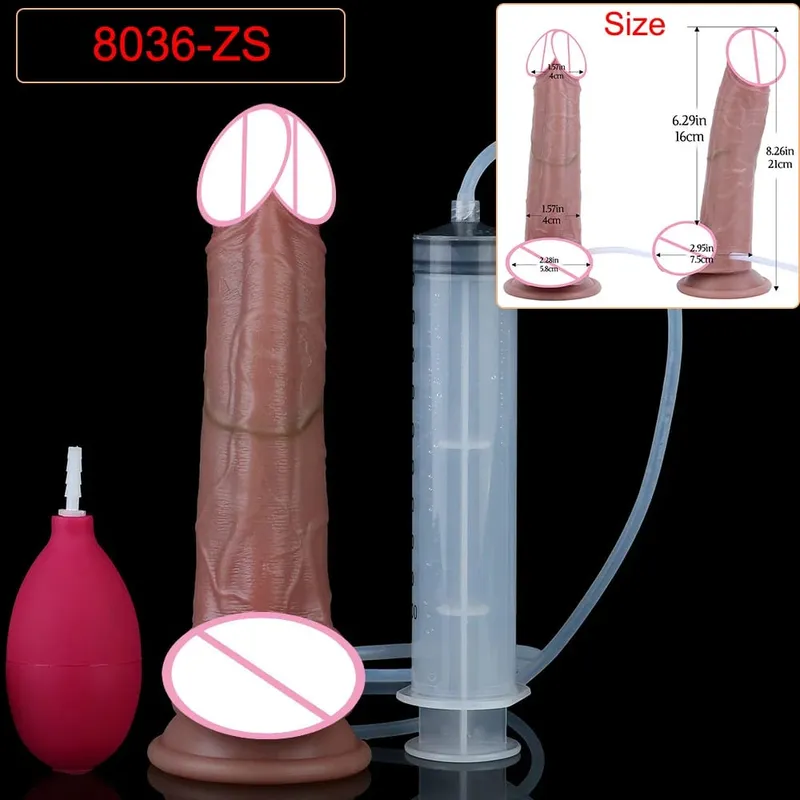 Veias profundas ultra esguichando vibrador silicone pele toque longo ejaculação butt plug para homens mulheres g-ponto estimular 18 + brinquedos sexuais