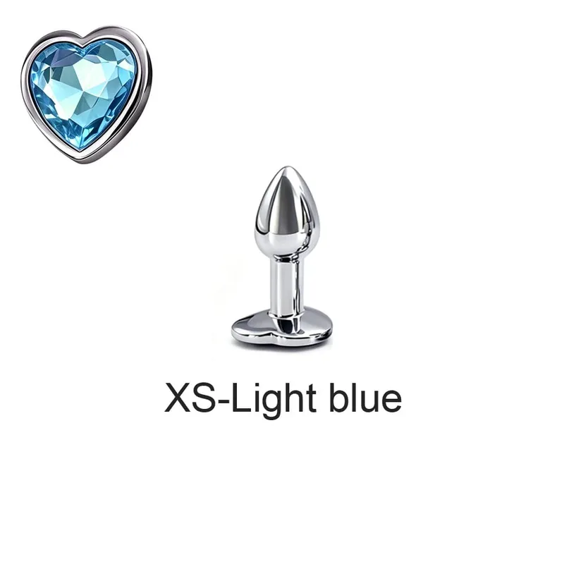 5 tamanhos de metal anal plug conjunto com base de coração suave massagem de próstata butt plug brinquedos sexuais para homens mulheres casais