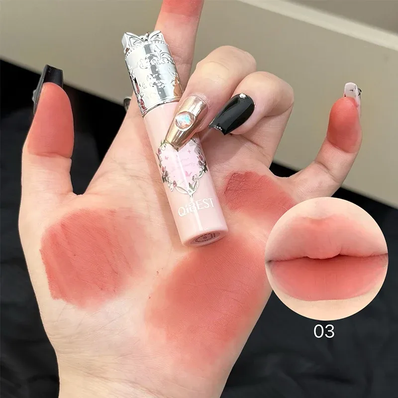 Batom líquido fosco hidratante gloss labial de longa duração lama macia névoa sedosa mancha labial natural maquiagem à prova d' água