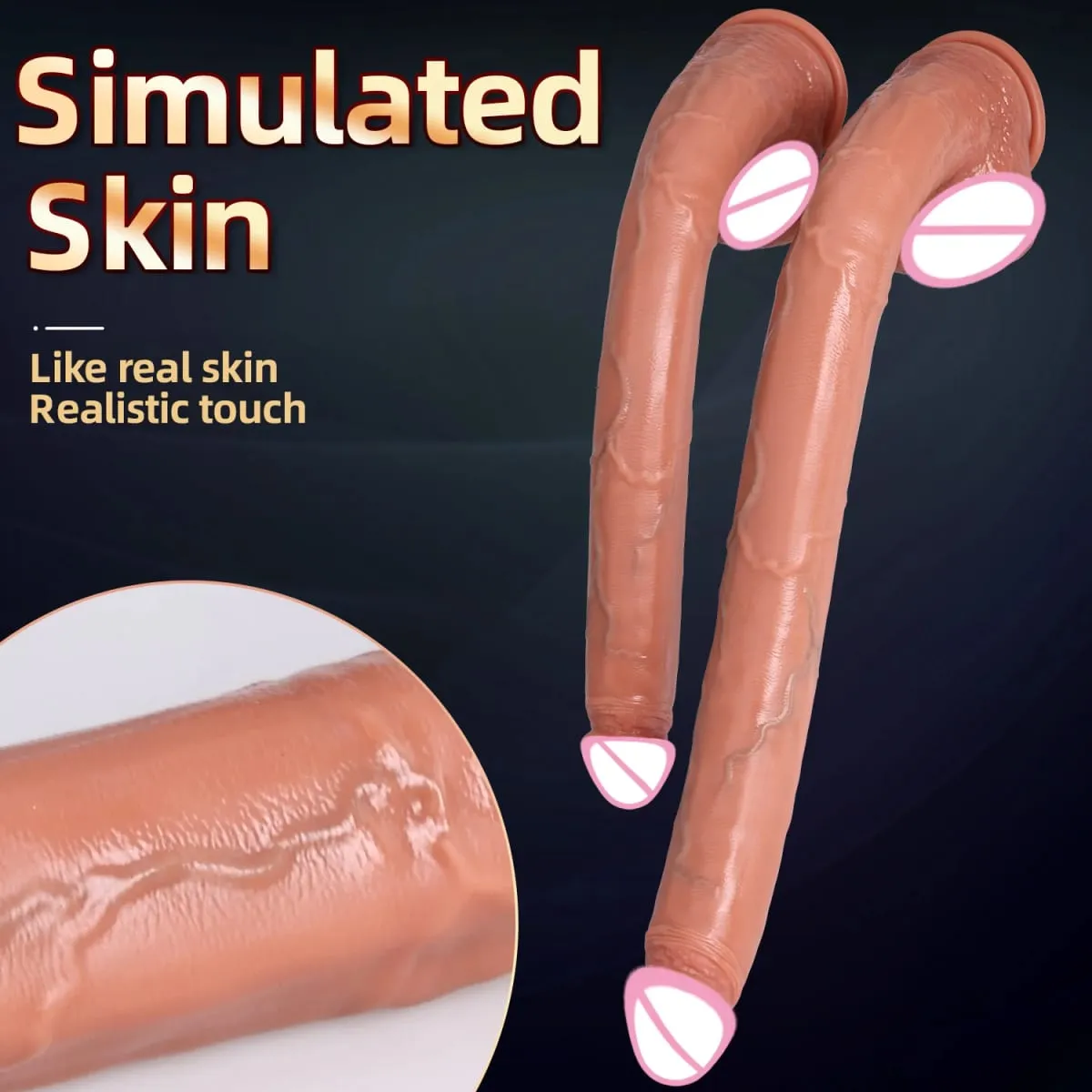 Super Long Artificial Penis Realistic Dildo Man Genitals Penetration Anal Sex Toy Female Vaginal Masturbation Suction Cup Dick