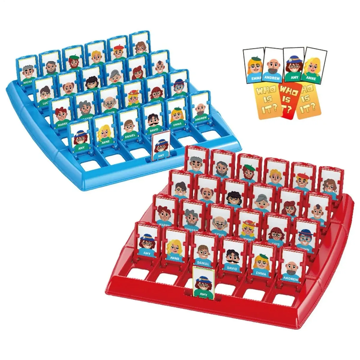 Adivinha quem eu sou jogo de tabuleiro festa jogo de tabuleiro interativo memória lógica brinquedo para reunião de família piquenique quebra-cabeça adivinha jogo de tabuleiro — image 1