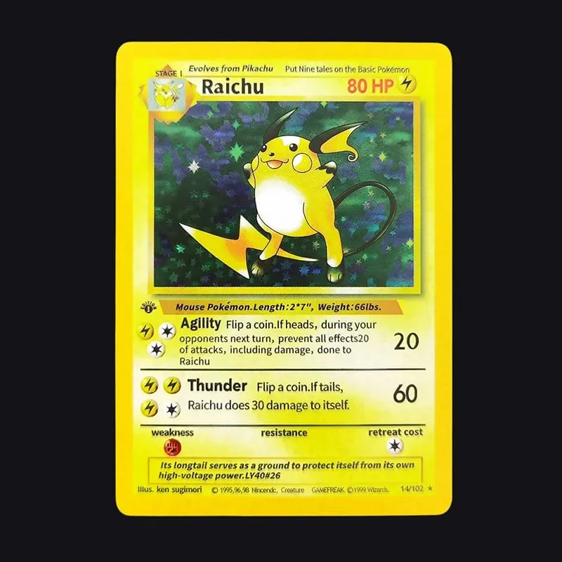 Proxy PKM Inglês JOGO 1ª EDIÇÃO Charizard Blastoise Venusaur Mewtwo Holo TCG Game Collection Card