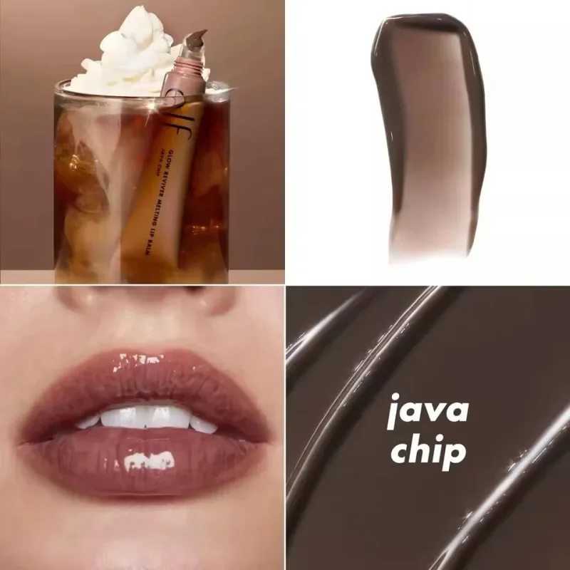 Popular marca elf portátil sabor de frutas brilho labial fino hidratante reparação nutritiva melhorar linhas labiais colorido bálsamo labial cosméticos