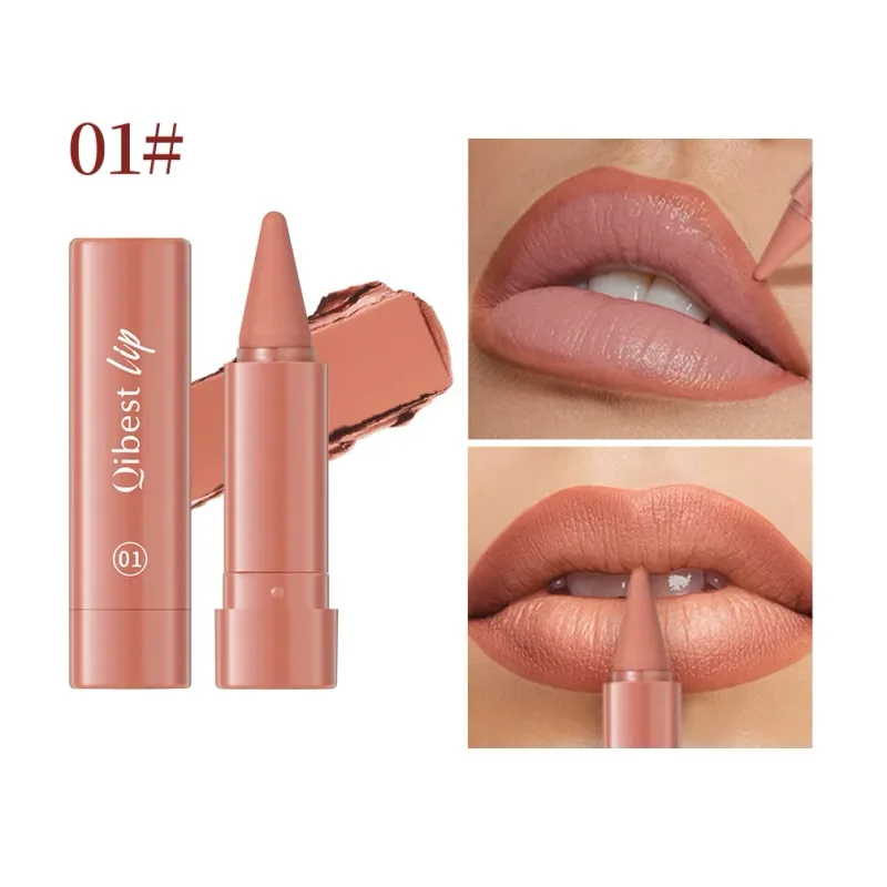 Matte Lipstick Pen Gradient Lip Liner Red Brown Velvet Contouring Pencil Lasting Waterproof Stick Sexy Women Makeup Lipliner
