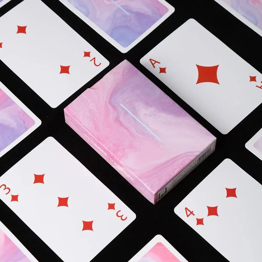 Conjunto de cartas de pôquer clássico criativo, jogo de festa essencial para reuniões, jogos de mesa, diversão festiva, durável e portátil