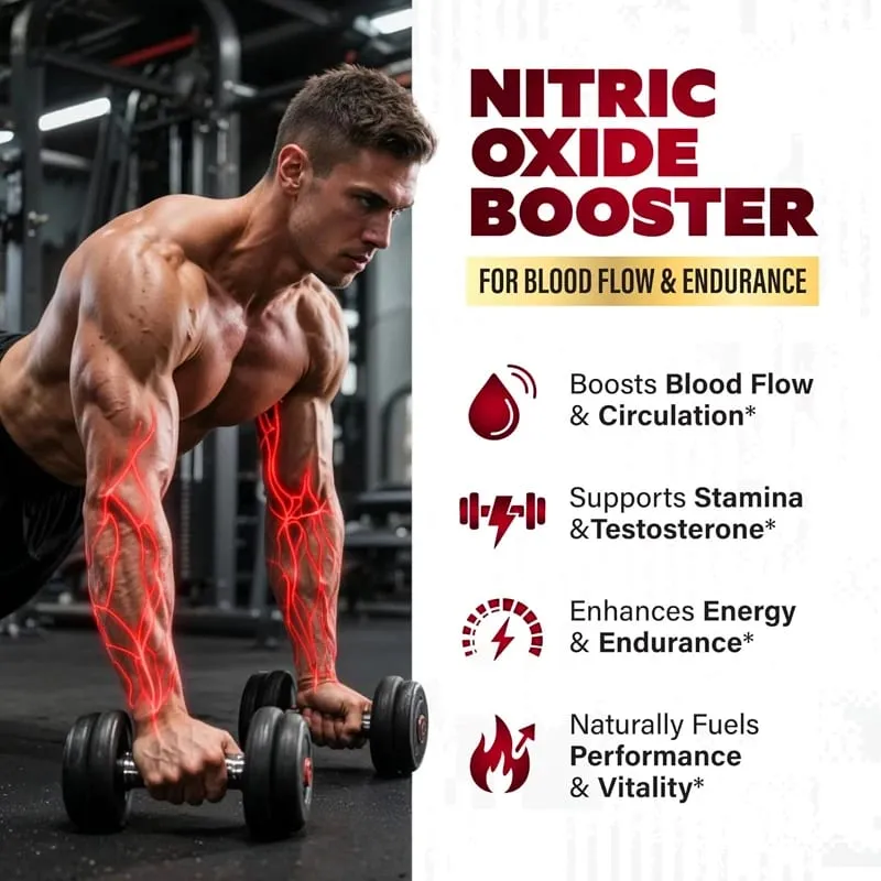 O pré-treino de reforço de óxido nítrico aumenta a energia da bomba muscular e o desempenho de resistência e suplemento de raiz de beterraba para massa muscular