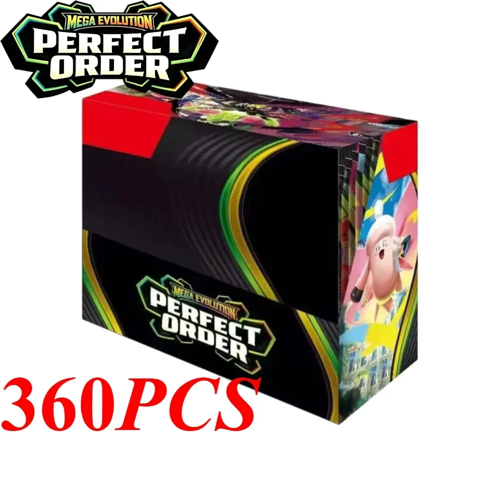 Pokémon TCG Mega Evolution - Pitch Black Booster Display Box Phantasmal Flames Booster Box Coleção de jogos de cartas colecionáveis ​​em inglês