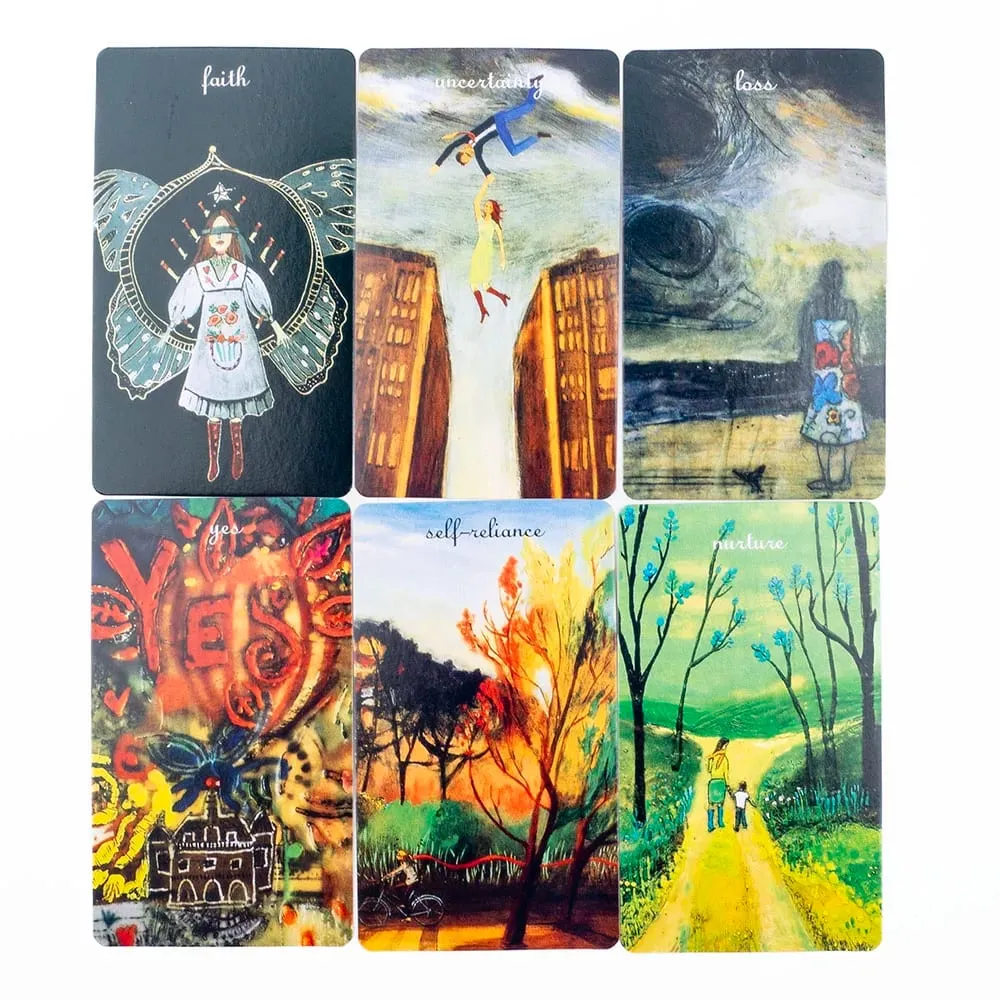 Cartas de história de alta qualidade, baralho de tarô oracle, jogos de tabuleiro para lazer e entretenimento, conjunto de 78 cartas, 10.3*6.1cm com guia pdf