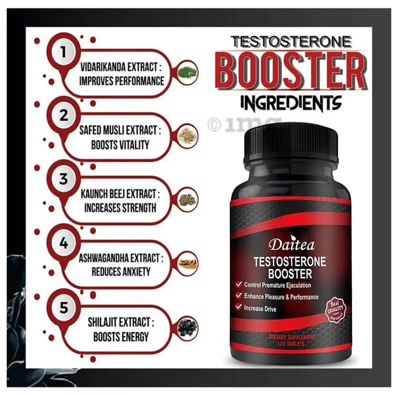 Male Muscle Boosters - Help Improve Performance Muscles Endurance and Energy Support and Improve Physical Fitness