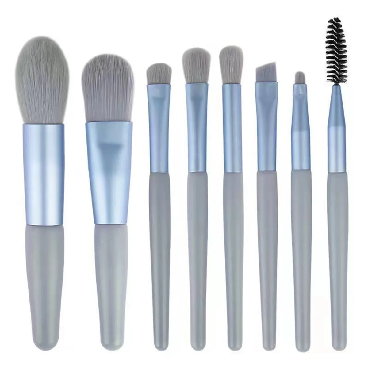 Conjunto de pincéis de maquiagem macios e macios para cosméticos, base, blush, pó, sombra, kabuki, mistura, pincel de maquiagem, ferramenta de beleza