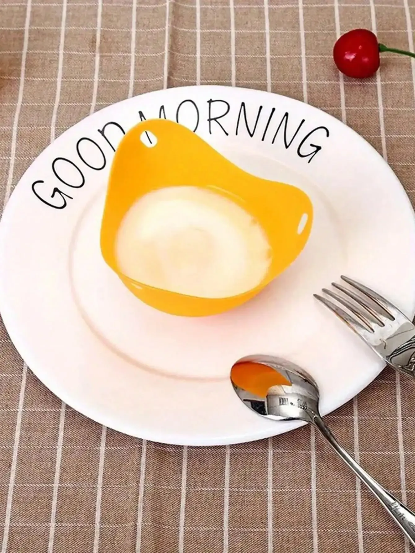 4 pçs em cores aleatórias ovo caldeira molde copo de silicone ovo escalfado copos para microondas fritadeira de ar fogão ovo cozinhar