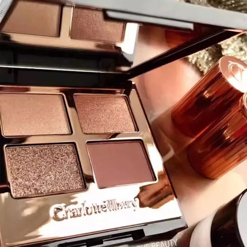 Charlotte Tilbury CT Makeup Set Water Light Collagen Lip Moisturizer Pressed Powder for Flawless Finish Four-color Eyeshadow — image 5