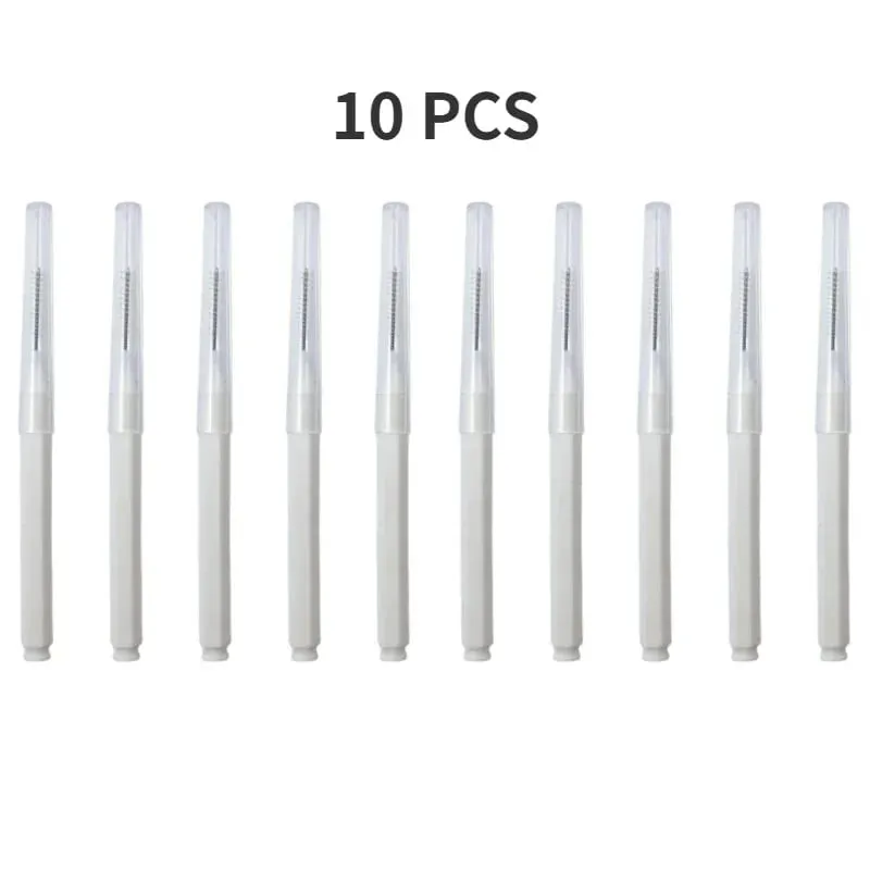 Portable Mini Disposable Eyebrow Brushes 10/50PS Eyelash Brow Lifting Brush Applicators Lash Extension Comb Beauty Makeup Tools — image 11