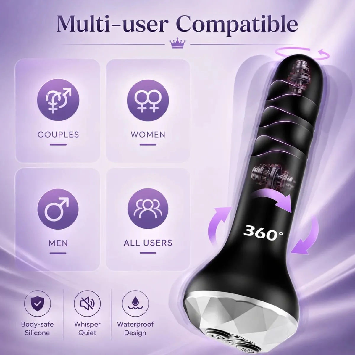 Vibrador butt plug anal brinquedos massageador de próstata com 10 vibração rotativa iniciante-amigável anal plug brinquedos sexuais para homens