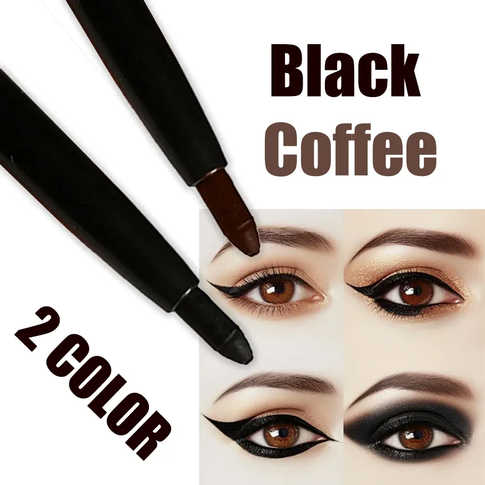 3 pçs lápis delineador de secagem rápida duradouro suave fosco delineador à prova dwaterproof água anti manchas líquido delineador caneta olhos maquiagem cosméticos