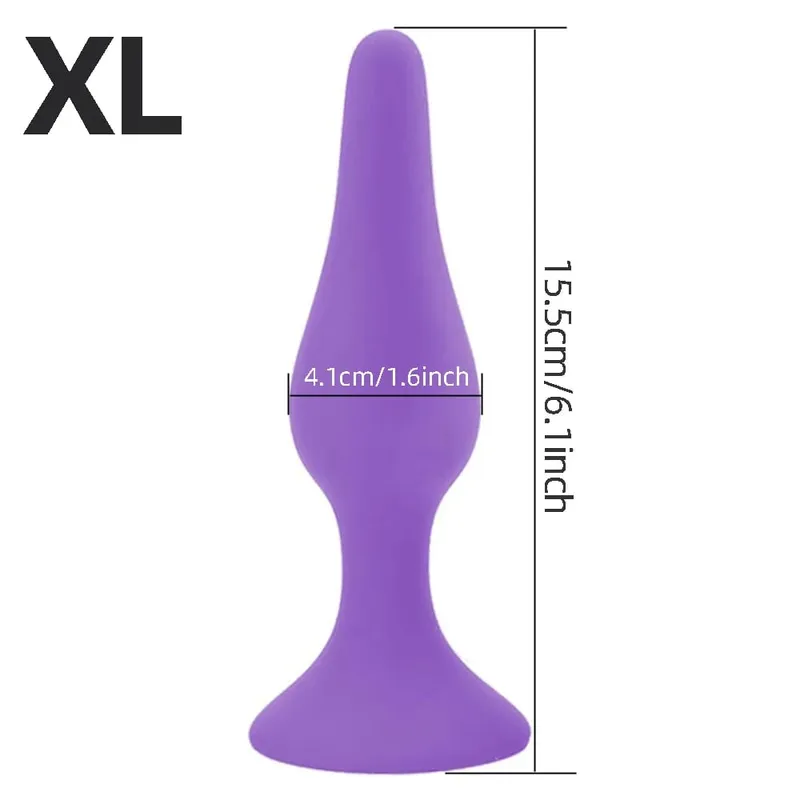 Plugue anal de silicone para iniciantes, plugue anal para homens e mulheres, massageador de próstata para gays, mini bala anal, masturbador, brinquedo sexual para homens