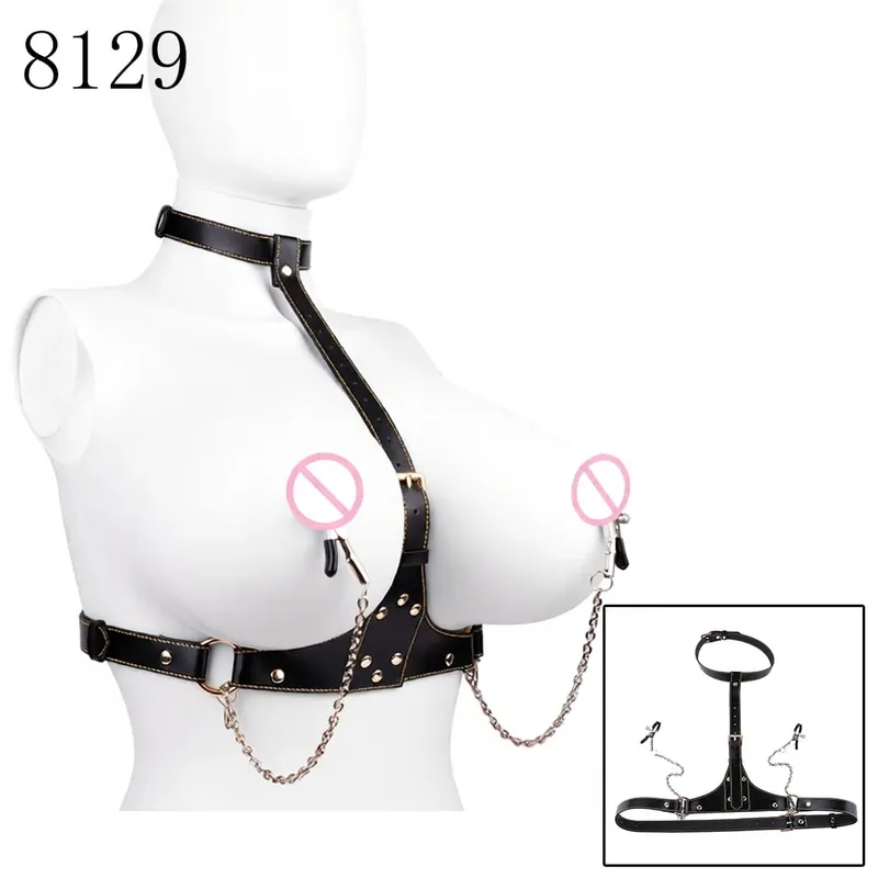 Cinta de ligação de peito erótico em cinto de peito bondage bdsm brinquedos sexuais para casal flertando acessório de prazer sexy