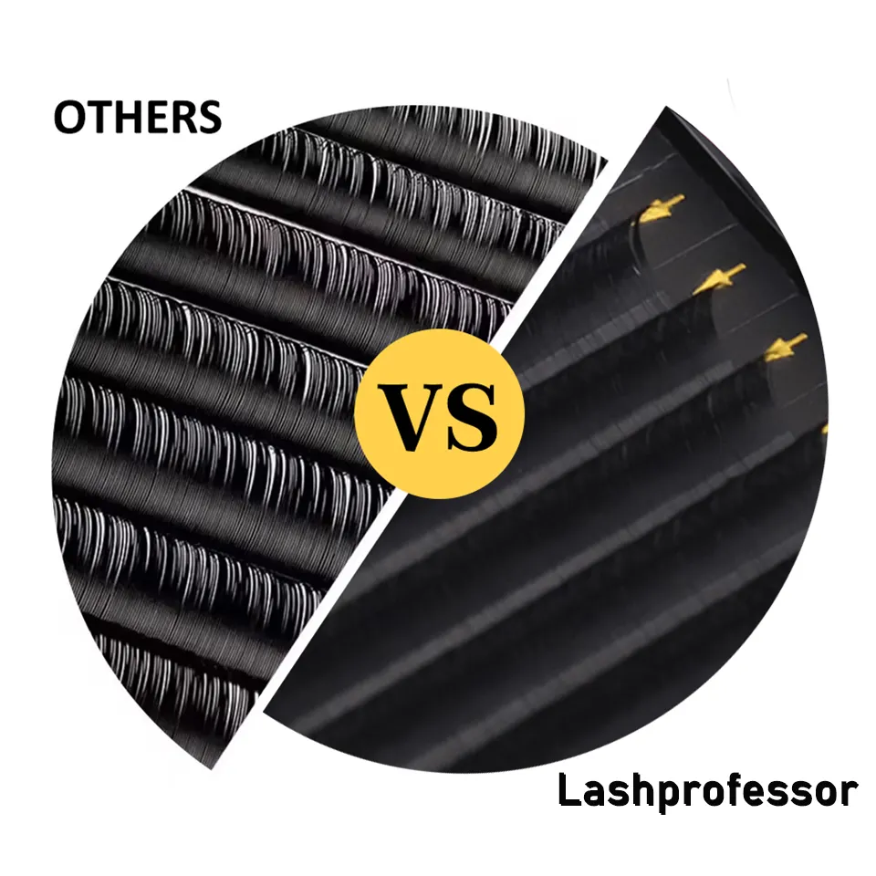 Lashprofessor 16 linhas individuais de cils bandejas de chicote 5-20mm seda clássico cílios uso profissional do salão de beleza extensões de cílios de caxemira