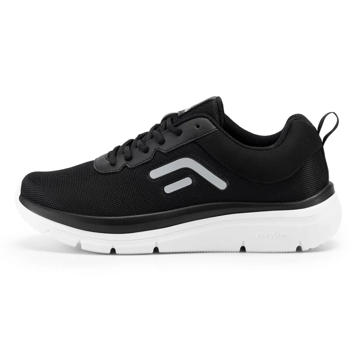 FitVille Sapatos de caminhada para homens de largura ampla sola grossa tênis leves e respiráveis ​​para fasceíte plantar alívio da dor