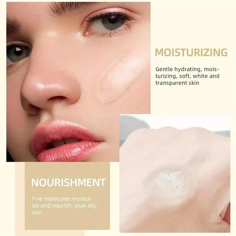 Conjunto de maquiagem facial 3 unidades fosco base líquida à prova d'água de longa duração + primer + puff