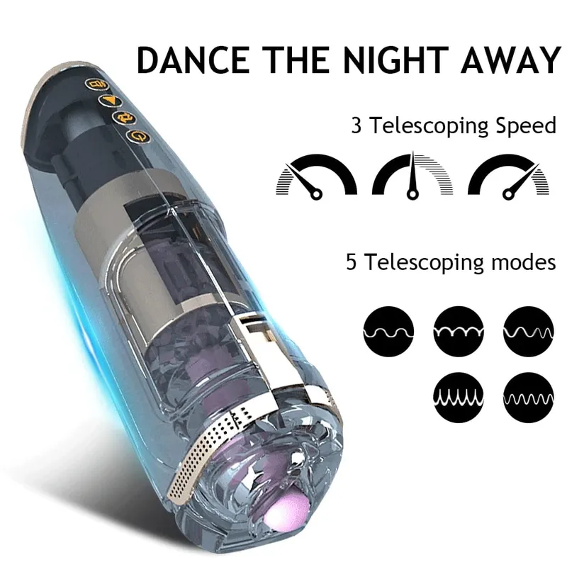 Empurrando automático masturbador masculino pênis glans estimulação masturbação copo elétrico bolso buceta Stroker brinquedo brinquedos sexuais para homens