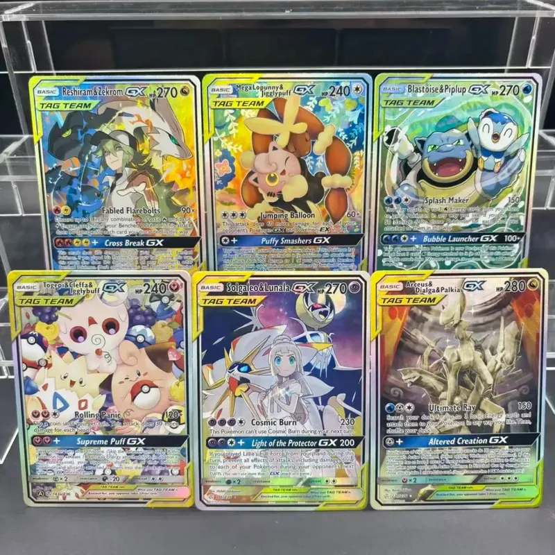 Cartões de coleção diy zekrom umbreon espeon mewtwo gx en auto feito cartão único clássico jogo anime cartão presente brinquedo