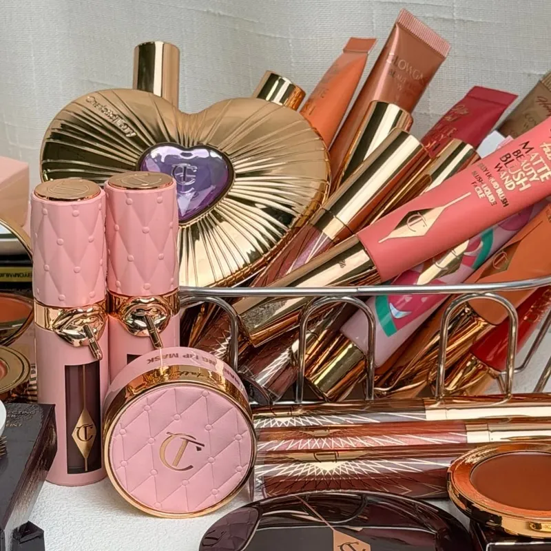Charlotte Tilbury CT Blush Set Blush Liquid Blush Cushion Pen Two-color Highlights 4-Colors Blush Platte Makeup Cosmetic Beauty