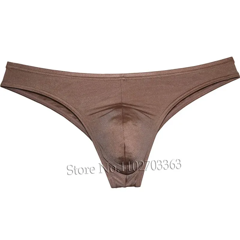 Cuecas de biquíni masculinas, cuecas triangulares, franzir as costas, micro cuecas elásticas brilhantes, verão, cintura baixa, praia, sexy, sedoso e suave — image 16