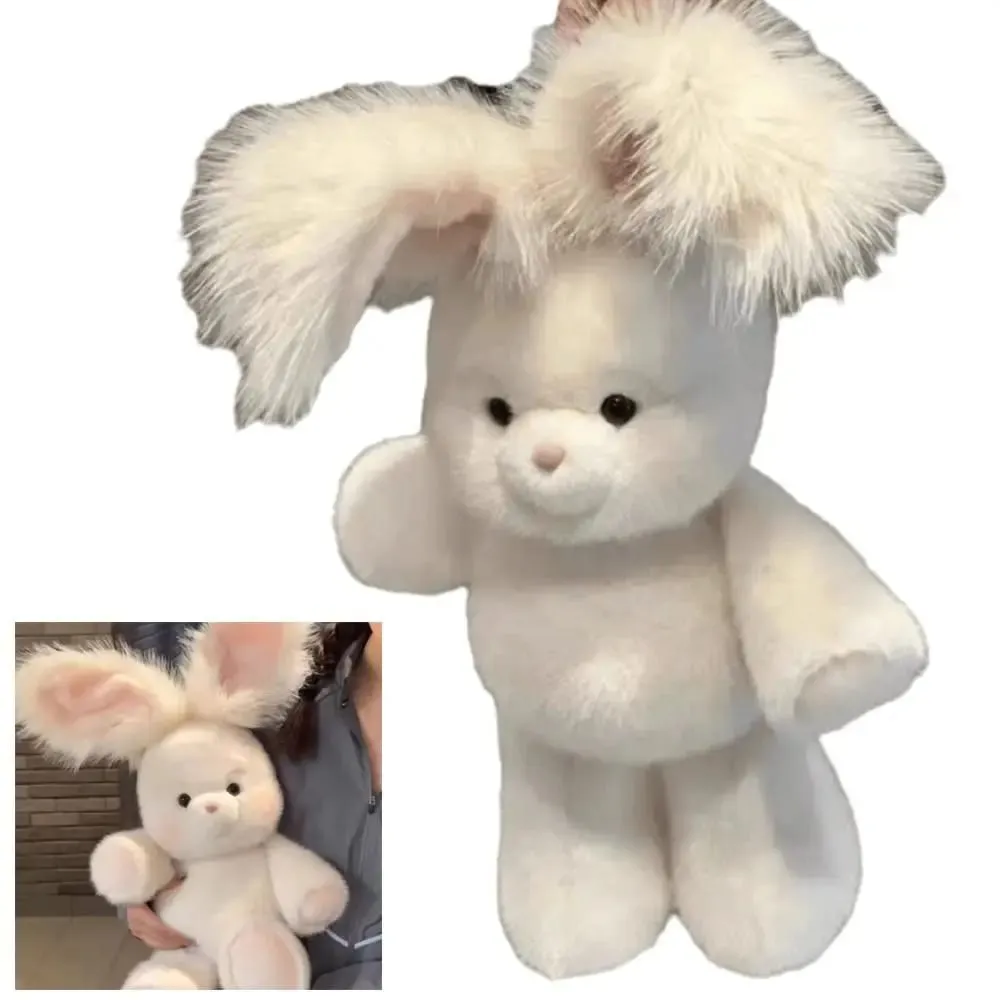 Creative Gift Soft Rabbit Stuffed Animal Plush Pillow Cute Emotional Support Plush Toy 17.7inch with Long Ear Plush Pillow — image 3
