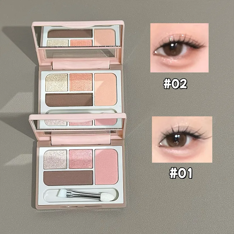 VALOR DA ARTE Paleta de sombras peroladas maquiagem duradoura glitter fosco sombra de olho brilho contorno destaque sombra cosméticos