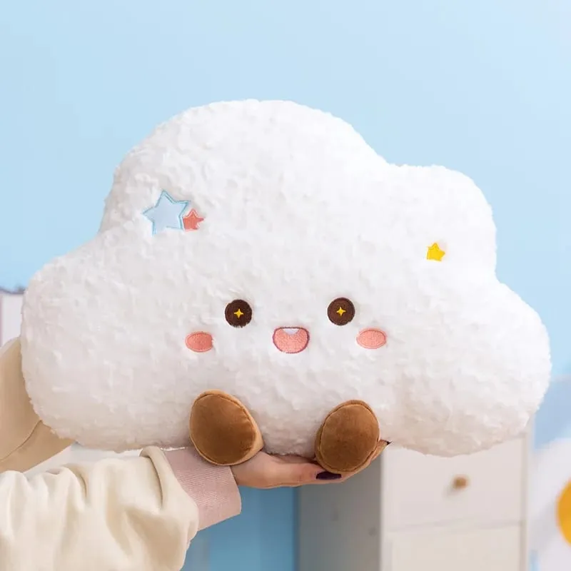 لطيف الكرتون قوس قزح سحابة وسادة Kawaii وسادة محشوة لينة ملء المنزل مكتب سيارة وسادة نوم مسند الظهر هدايا جيدة — image 6