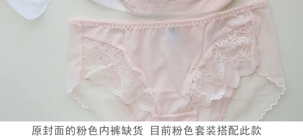 French Garden MOYISU Lace Bra Set 32-38 AB Wireless Thin Cup Push Up Anti Sag セクシー Support Lingerie Suitable Small Bust