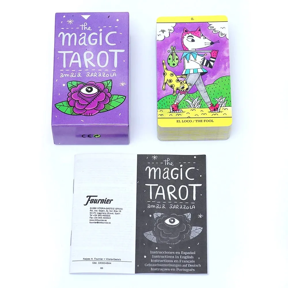 España as cartas de tarô mágico na versão espanhola jogo de tabuleiro baralho de adivinhação para iniciantes oracle cartas tarô baralho festa de família