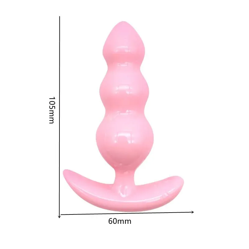 3 tamanho anal plug silicone butt plug vibrador masturbação vaginal plug brinquedos sexuais para mulheres casal anal dilatador brinquedos adulto loja