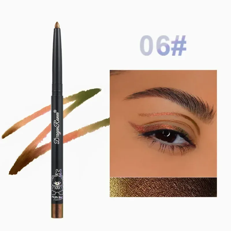 Chameleon Eyeliner Gel Pen Waterproof Chameleon Eyeshadow Pencil Long Wear MultiChrome Eyeliner Glitter Highlights Eye Makeup