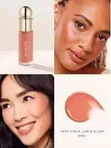 Autumn Rare Beauty Cream‑to‑powder Liquid Blush Mashed‑potato Texture Highlight Mirror Easy‑to‑apply Long‑lasting Blush Cream