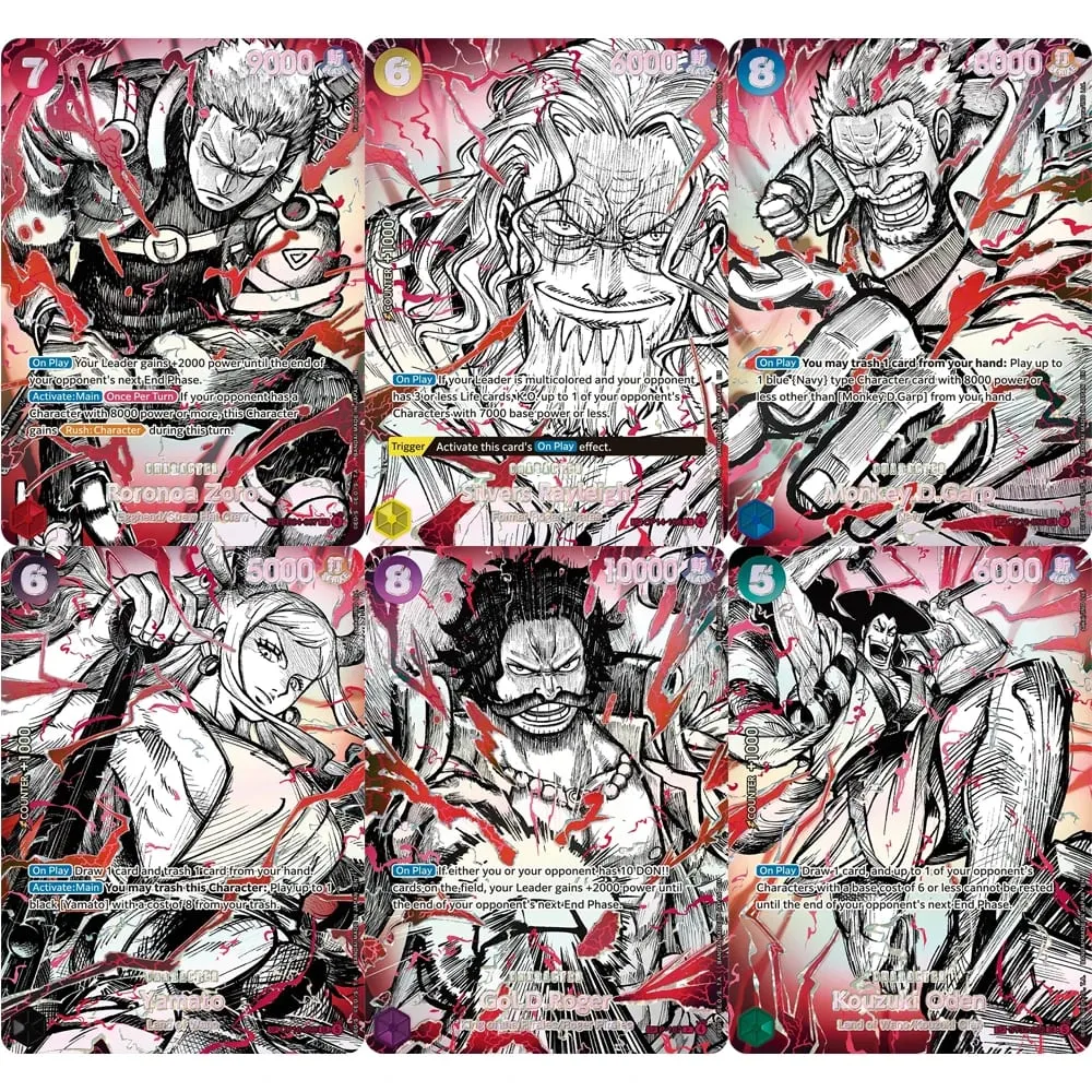 Cartões de coleção Monkey D. Luffy EB04-061 OPCG EN Brilhando Criatividade Raro Holográfico Em Relevo Cartão De Folha Texturizada