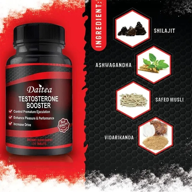 Male Muscle Boosters - Help Improve Performance Muscles Endurance and Energy Support and Improve Physical Fitness