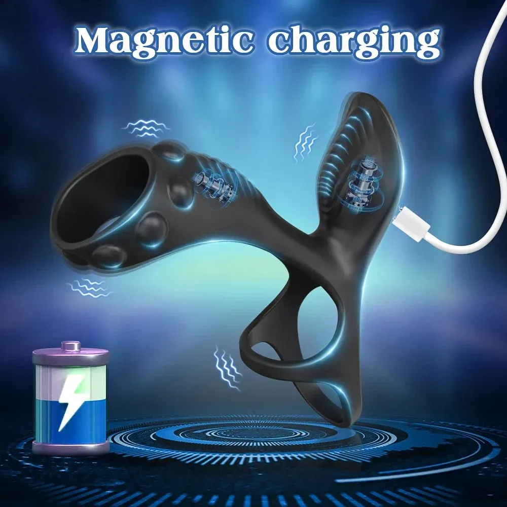 Anel peniano vibratório com controle por aplicativo, anel peniano para homens, estimulador de clitóris, vibrador para mulheres, atraso na ejaculação, brinquedo sexual para casais