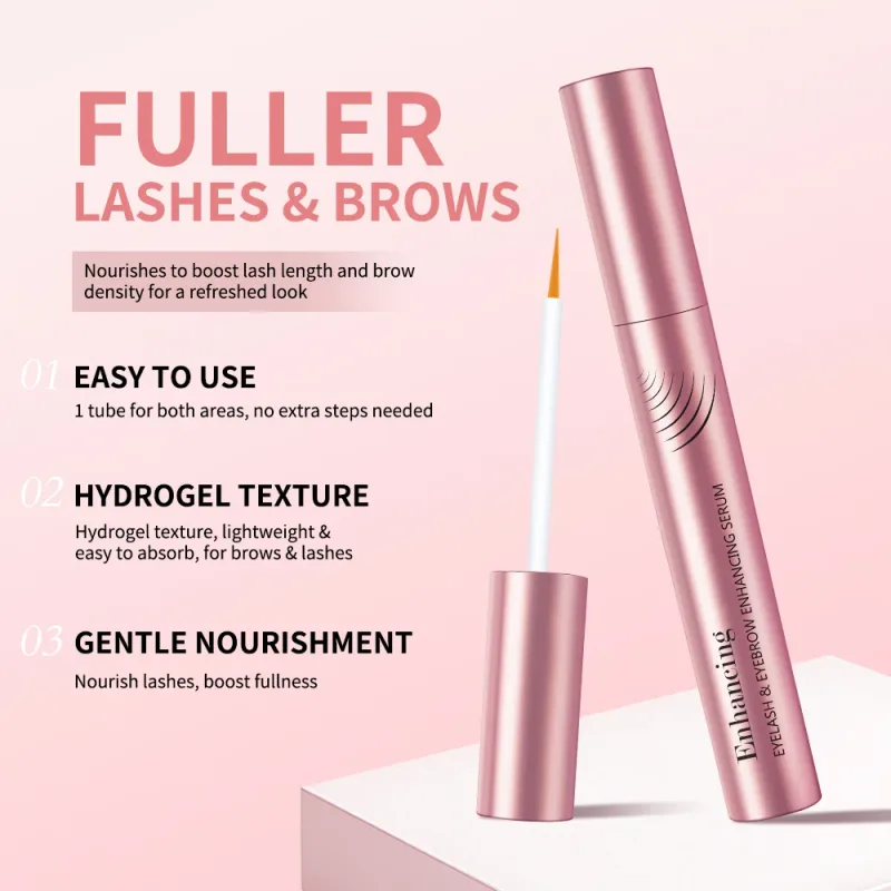Eyebrow Enhancer Serum Nourishing Eyelash Natural Ingredients for Longer Fuller Thicker Eyebrows Eyelash Eye Makeup Cosmeti