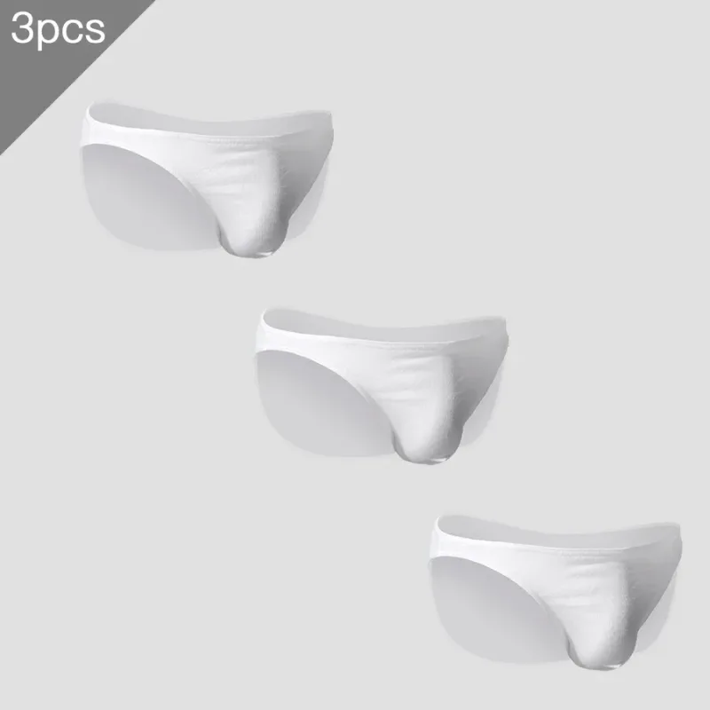 3PC Men's briefs Men's briefs U convex Modal thin stretch sexy low waist tight narrow bottom pants — image 26