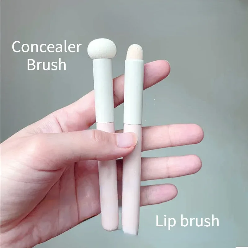 Pincéis de maquiagem corretivo, cabeça de esponja de cogumelo, profissional, pincel cosmético para lábios, base facial, mistura de beleza, ferramenta de maquiagem feminina