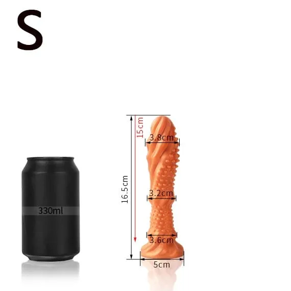 Lobo dente vara enorme longo anal plug grande vibrador butt plug ânus expansão estimulador massagem de próstata brinquedos sexuais anal para mulher homem — image 11