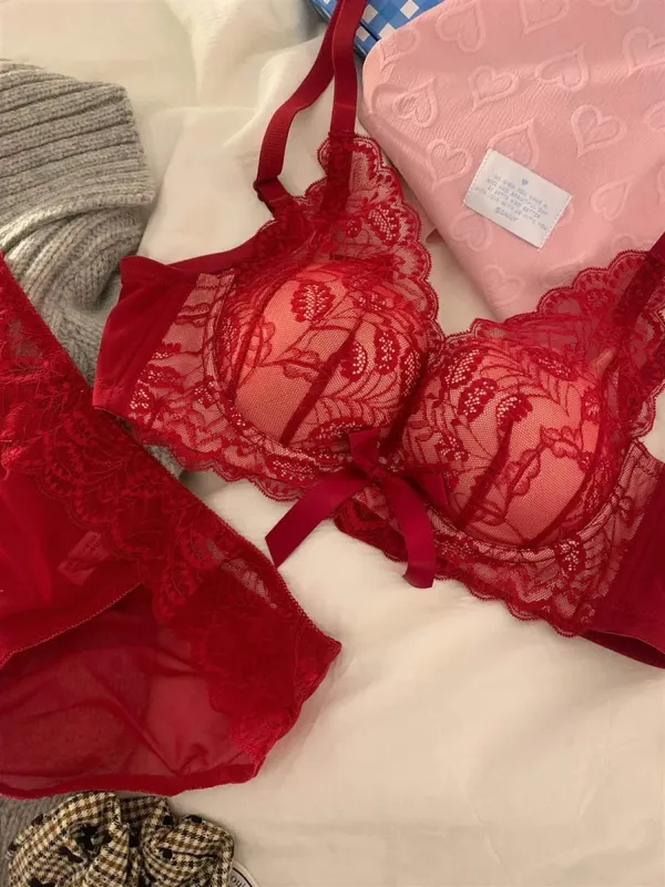 Venda quente sutiã de renda sem fio feminino pequeno busto grosso acolchoado push up elevador anti sag suporte lateral lingerie sexy 32-38 ab