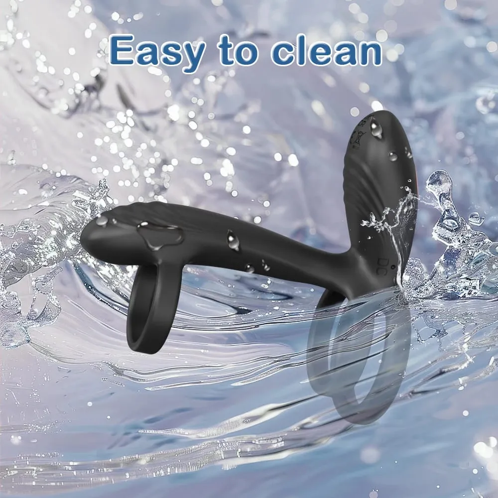 Remote Control Penis Ring Vibrator Sex Toy for Men Delay Time Prostate Massager 360° Rotation Twisting Vibrating Cock Rings 18+ — image 6