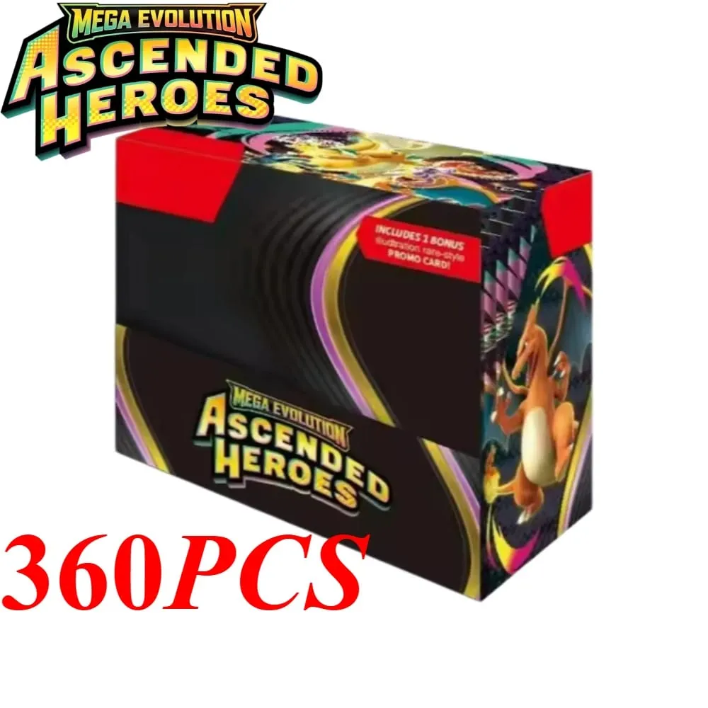 Pokémon TCG Mega Evolution - Pitch Black Booster Display Box Phantasmal Flames Booster Box Coleção de jogos de cartas colecionáveis ​​em inglês