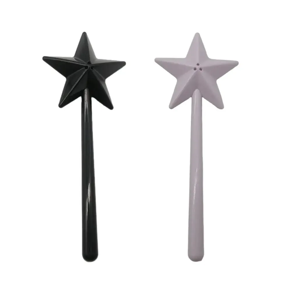 High Quality Plastics Salt Shakers Refillable Star Seasoning Shaker Household Long Hand Salt Pepper Magic Wands Kitchen & Dining