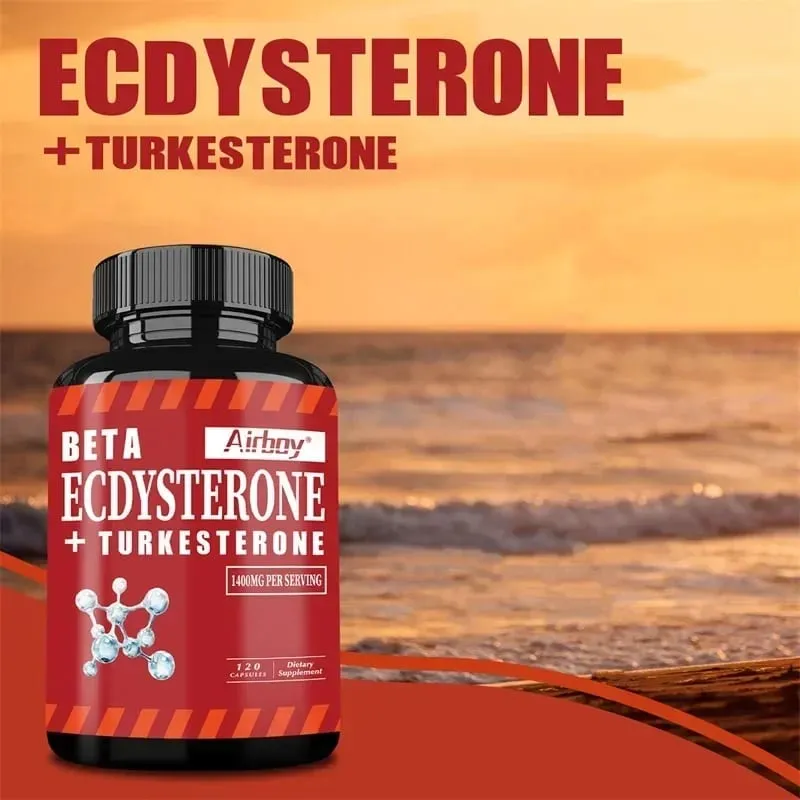 Beta Ecdysterone and Turkesterone - Muscle Mass Increase Anabolic Activity Support Improve Athletic Performance and Strength